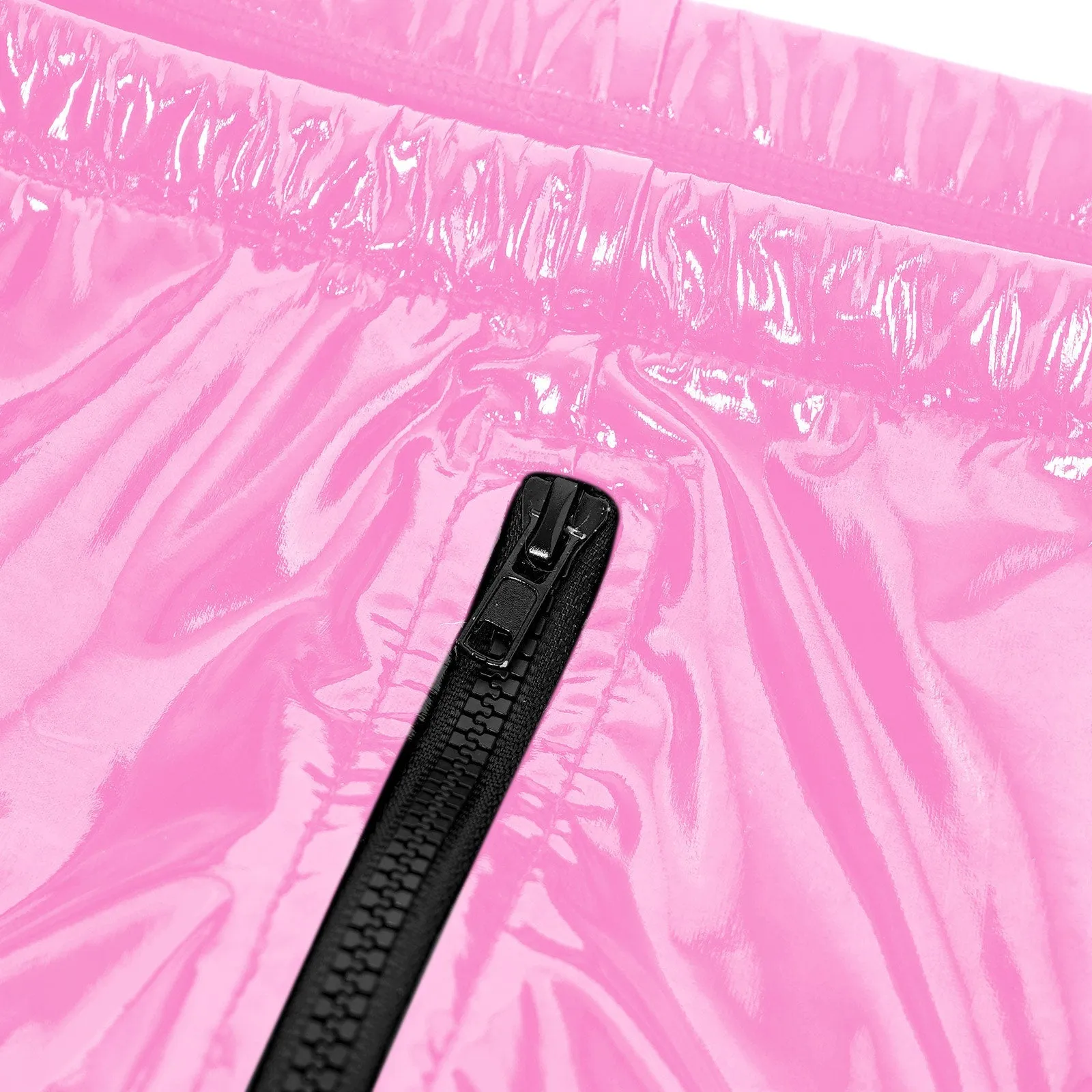 Zip Around Latex Briefs